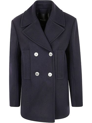 Double-breasted Straight Hem Peacoat - Pinko - Modalova