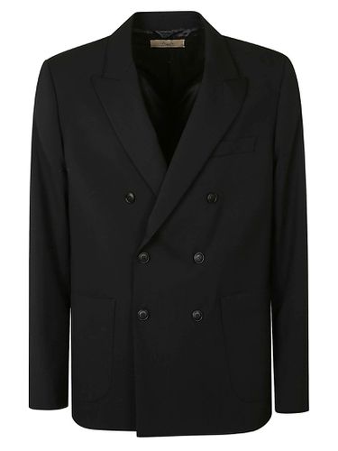 Patched Pocket Double-breasted Formal Dinner Jacket - Maison Flaneur - Modalova