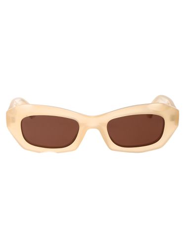 Venezia Rectangular Frame Sunglasses - Off-White - Modalova
