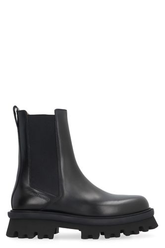 Ferragamo Leather Chelsea Boots - Ferragamo - Modalova