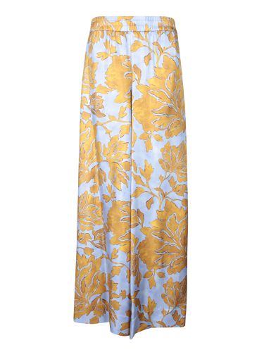 Tangle Light Gold Palazzo Pants - La DoubleJ - Modalova