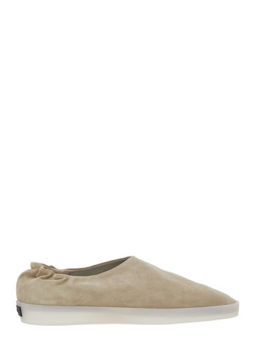 Mules With Logo Patch On The Back And Elasticized Heel In Suede Man - Fear of God - Modalova