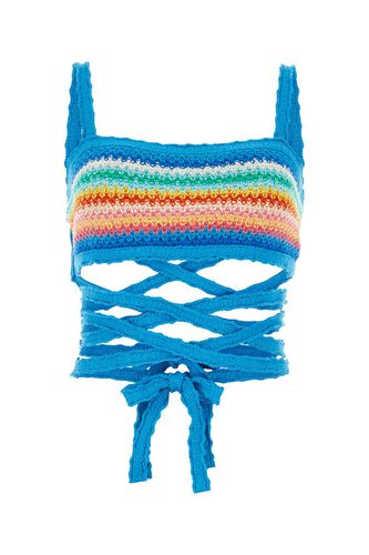 Multicolor Crochet Over The Rainbow Top - Alanui - Modalova