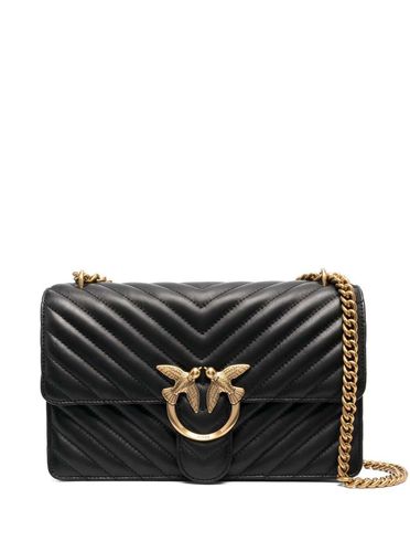 Love One Classic Crossbody Bag With Love Birds Detail In Quilted Leather Woman - Pinko - Modalova