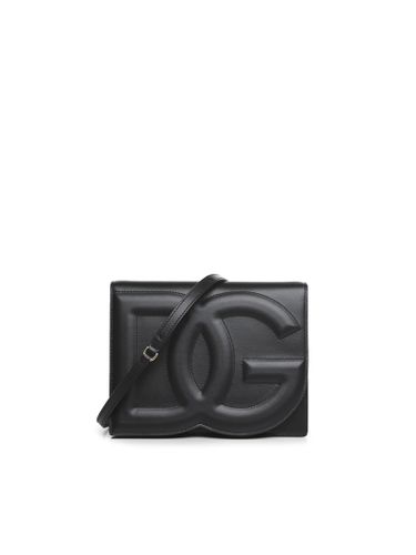 Logo Bag Shoulder Bag In Calfskin - Dolce & Gabbana - Modalova