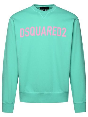 Dsquared2 Mint Cotton Sweatshirt - Dsquared2 - Modalova