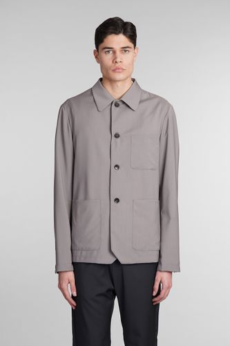 Barena Visal Shirt In Grey Wool - Barena - Modalova