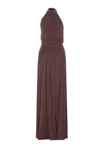 Red Carpet Dress With Jewel Bow - Elisabetta Franchi - Modalova