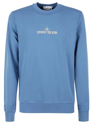 Logo Printed Crewneck Sweatshirt - Stone Island - Modalova