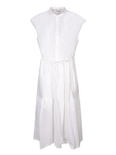 Woolrich White Midi Shirt Dress - Woolrich - Modalova