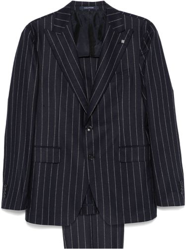 Virgin Wool Blend Pinstriped Suit - Tagliatore - Modalova