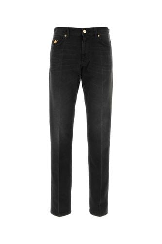 Versace Black Denim Jeans - Versace - Modalova
