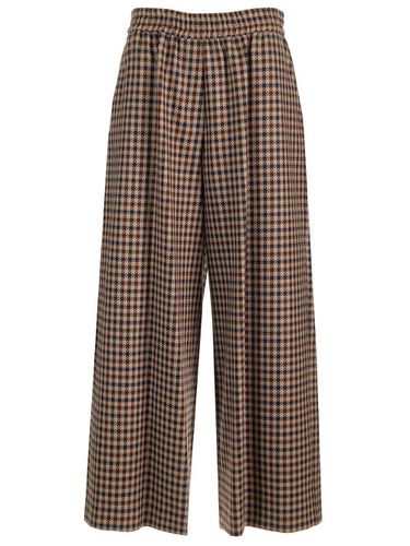 Ebe Checked Wide Leg Trousers - Weekend Max Mara - Modalova