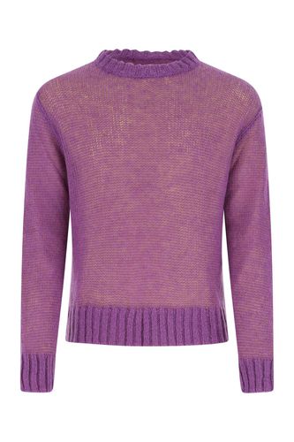 Purple Mohair Blend Sweater - Jil Sander - Modalova