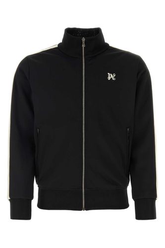 Black Polyester Sweatshirt - Palm Angels - Modalova