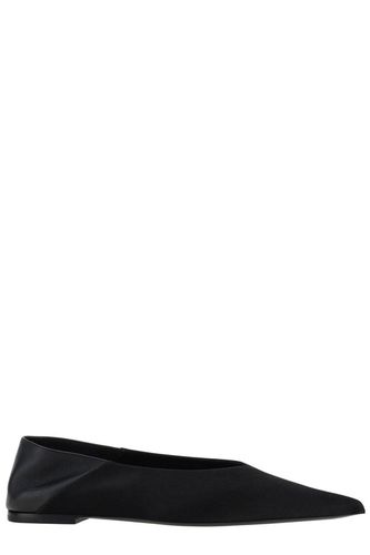 Nour Pointed Toe Slippers - Saint Laurent - Modalova