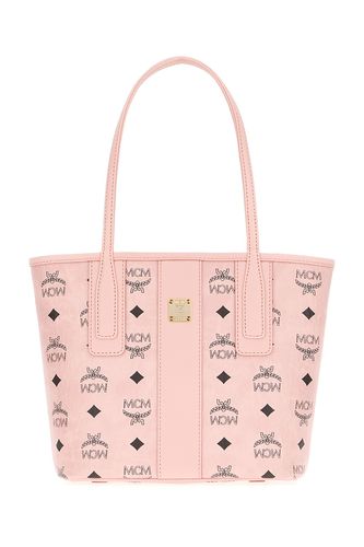 Printed Synthetic Leather Handbag - MCM - Modalova