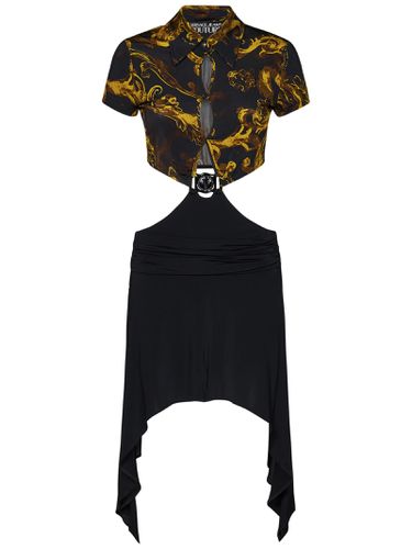 Watercolour Couture Mini Dress - Versace Jeans Couture - Modalova