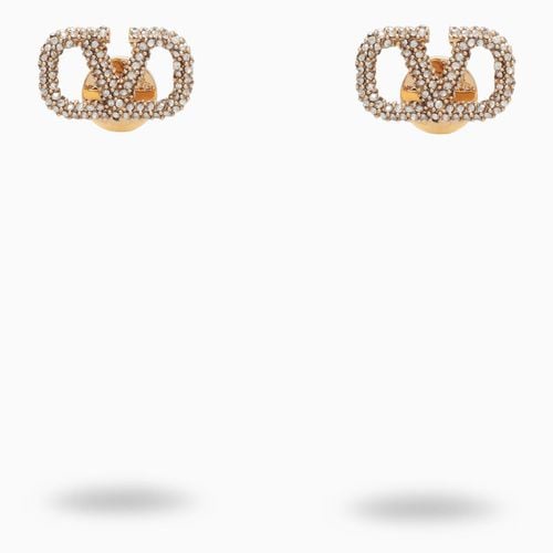 Vlogo Signature Gold Earrings - Valentino Garavani - Modalova