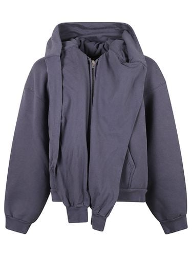 Balenciaga Cropped Zip Hoodie - Balenciaga - Modalova