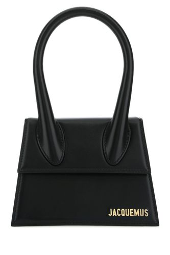 Black Leather Medium Le Chiquito Handbag - Jacquemus - Modalova