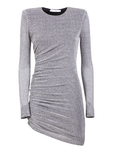 Amen Silver Asymmetric Mini Dress - Amen - Modalova