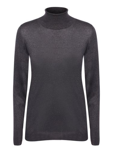 Dark Turtleneck Sweater - Brunello Cucinelli - Modalova