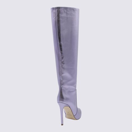 Paris Texas Lilac Leather Boots - Paris Texas - Modalova