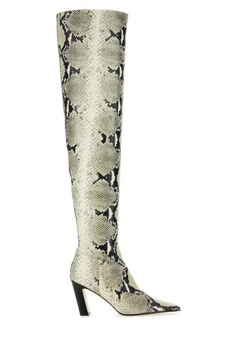 Printed Leather The Marfa Boots - Khaite - Modalova