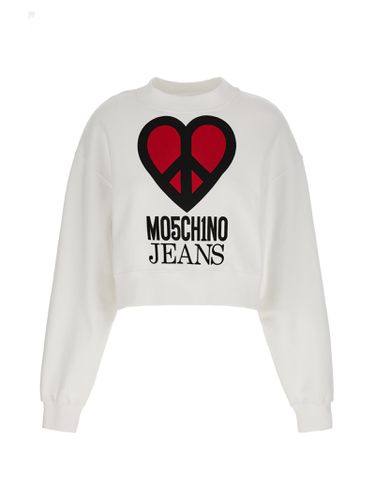 Logo Sweatshirt M05CH1N0 Jeans - M05CH1N0 Jeans - Modalova