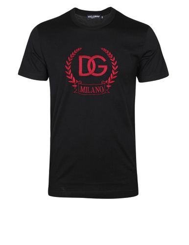 T-shirt In Cotton Jersey With Dg Logo - Dolce & Gabbana - Modalova