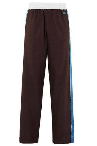 Logo Embroidered Side Stripe Detailed Trousers - Wales Bonner - Modalova