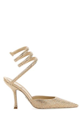 Embellished Satin Cleo Pumps - René Caovilla - Modalova