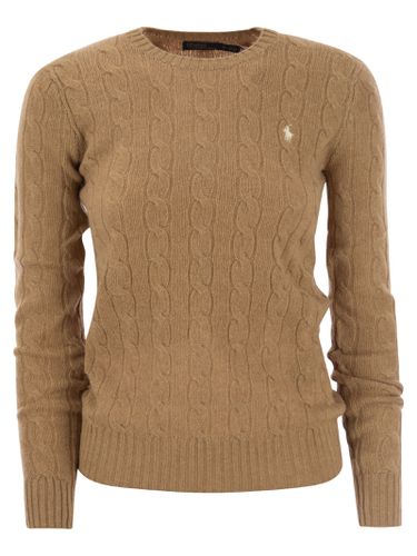 Mél Collection Wool And Cashmere Braided Sweater - Polo Ralph Lauren - Modalova