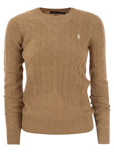 Wool And Cashmere Braided Sweater - Polo Ralph Lauren - Modalova