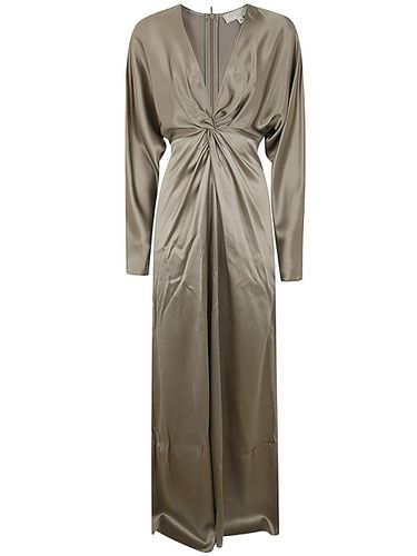 Lucerna Long Sleeves V Neck Long Dress - Antonelli - Modalova