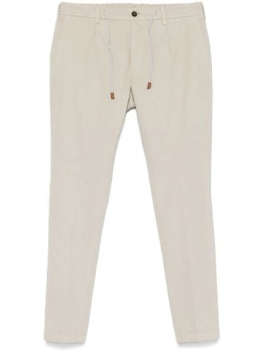 Cotton-lyocell Blend Trousers - Eleventy - Modalova