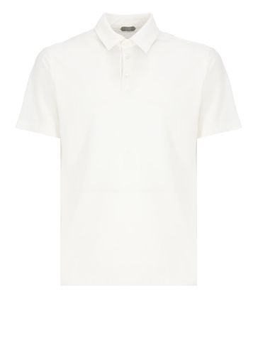 Zanone Cotton Polo Shirt - Zanone - Modalova