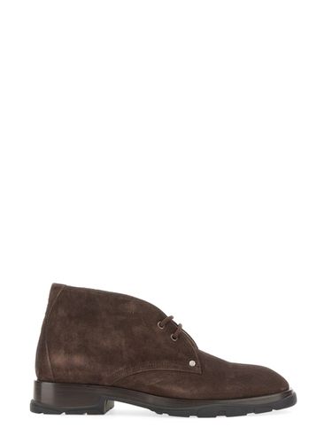 Alexander McQueen Suede Boot - Alexander McQueen - Modalova