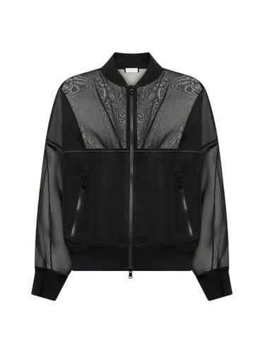 Bomber Jacket Embellished With Monili - Brunello Cucinelli - Modalova