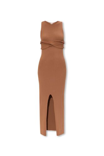 Twist-detailed Ribbed-knit Sleeveless Dress - Nanushka - Modalova