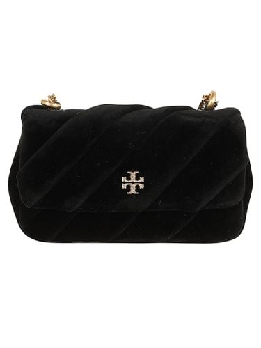 Kira Draped Velvet Mini Flap Bag - Tory Burch - Modalova