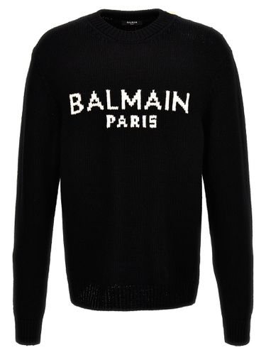 Balmain Jacquard Logo Sweater - Balmain - Modalova