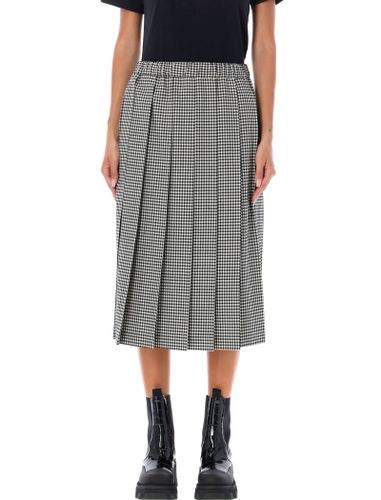 Ghingham Pleated Midi Skirt - Comme Des Garçons Girl - Modalova