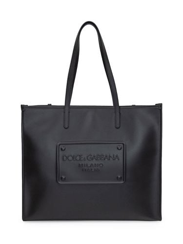Leather Shopper - Dolce & Gabbana - Modalova