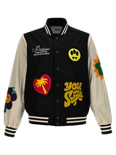 Embroidery Bomber Jacket And Patches - Barrow - Modalova