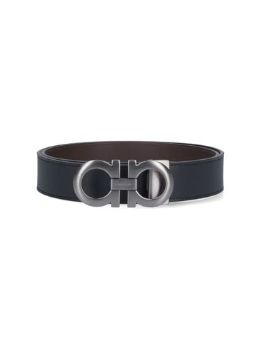 Ferragamo gancini Reversible Belt - Ferragamo - Modalova