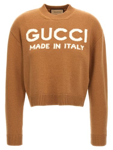 Gucci Jacquard Logo Sweater - Gucci - Modalova