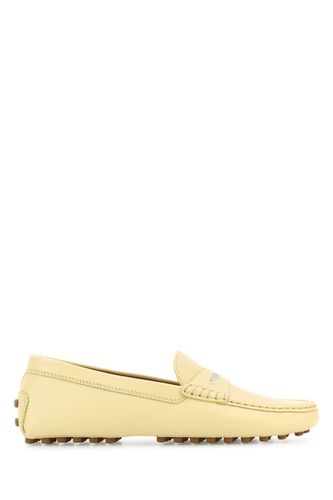 Tod's Pastel Yellow Leather Loafers - Tod's - Modalova