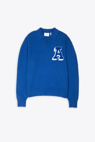 Team Polo Sweater Royal cotton blend polo sweater - Team Polo Sweater - Axel Arigato - Modalova